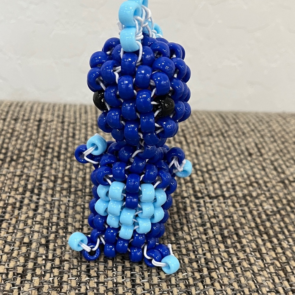 Blue Beaded SHAKER T-Rex